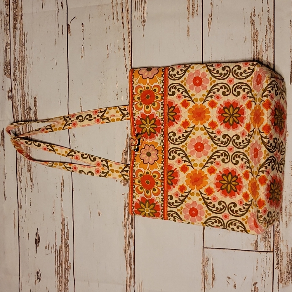 Vera Bradley Folkloric Print Toggle Tote - Retired pattern